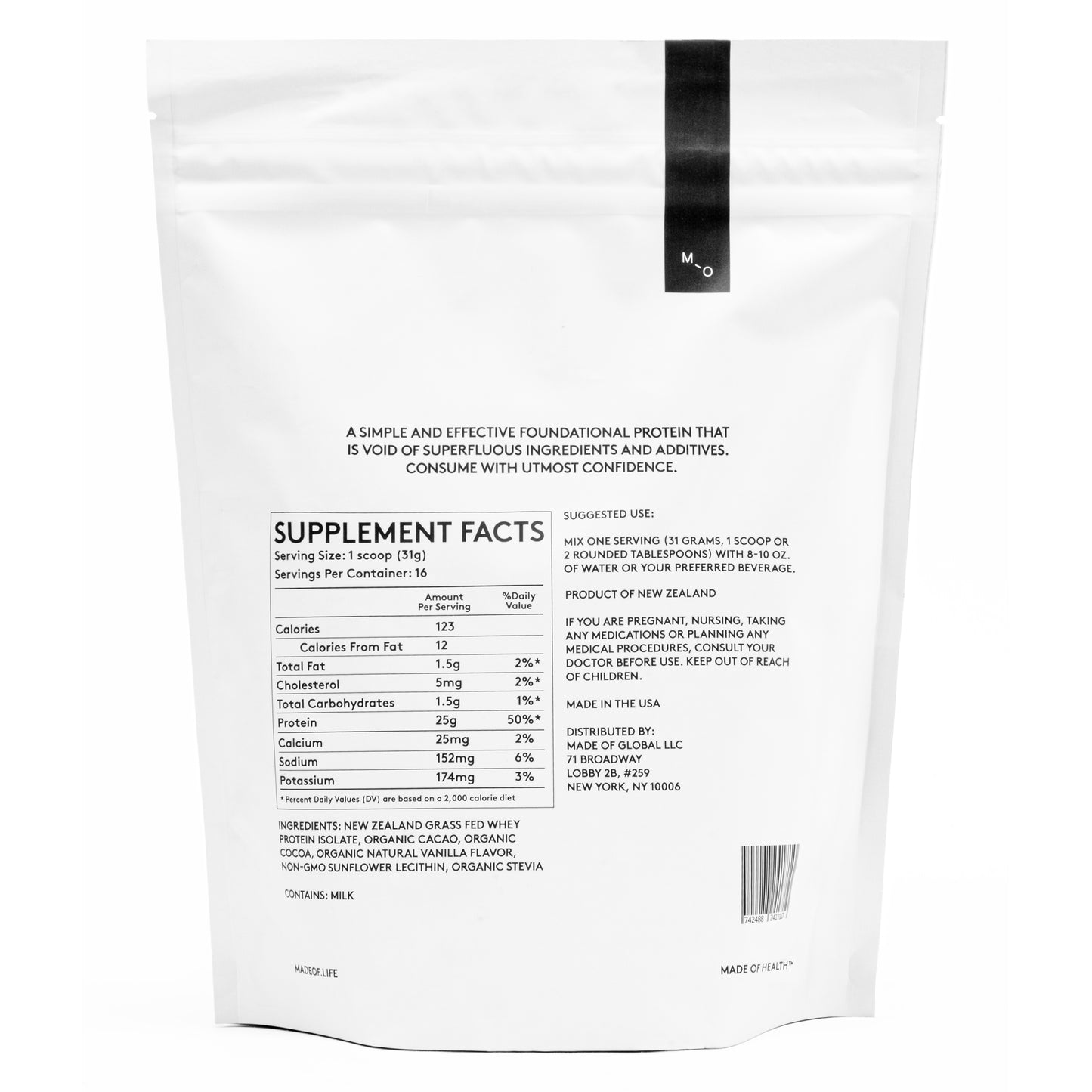 CHOCOLATE WHEY PROTEIN ISOLATE