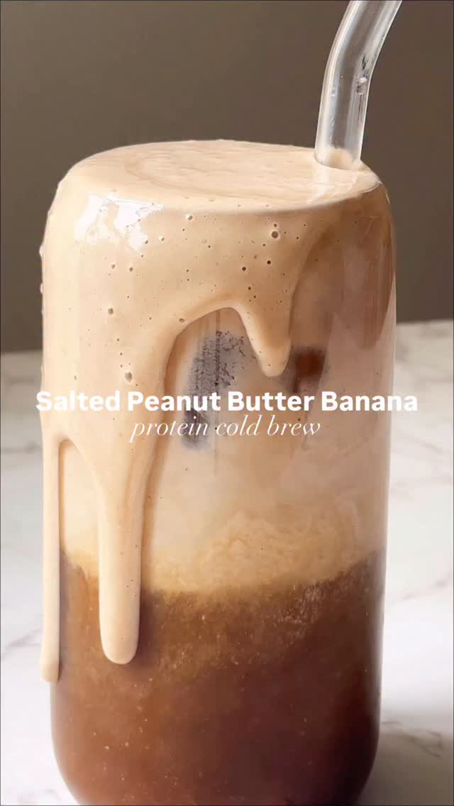 The Salted Peanut Butter Banana Cold Brew