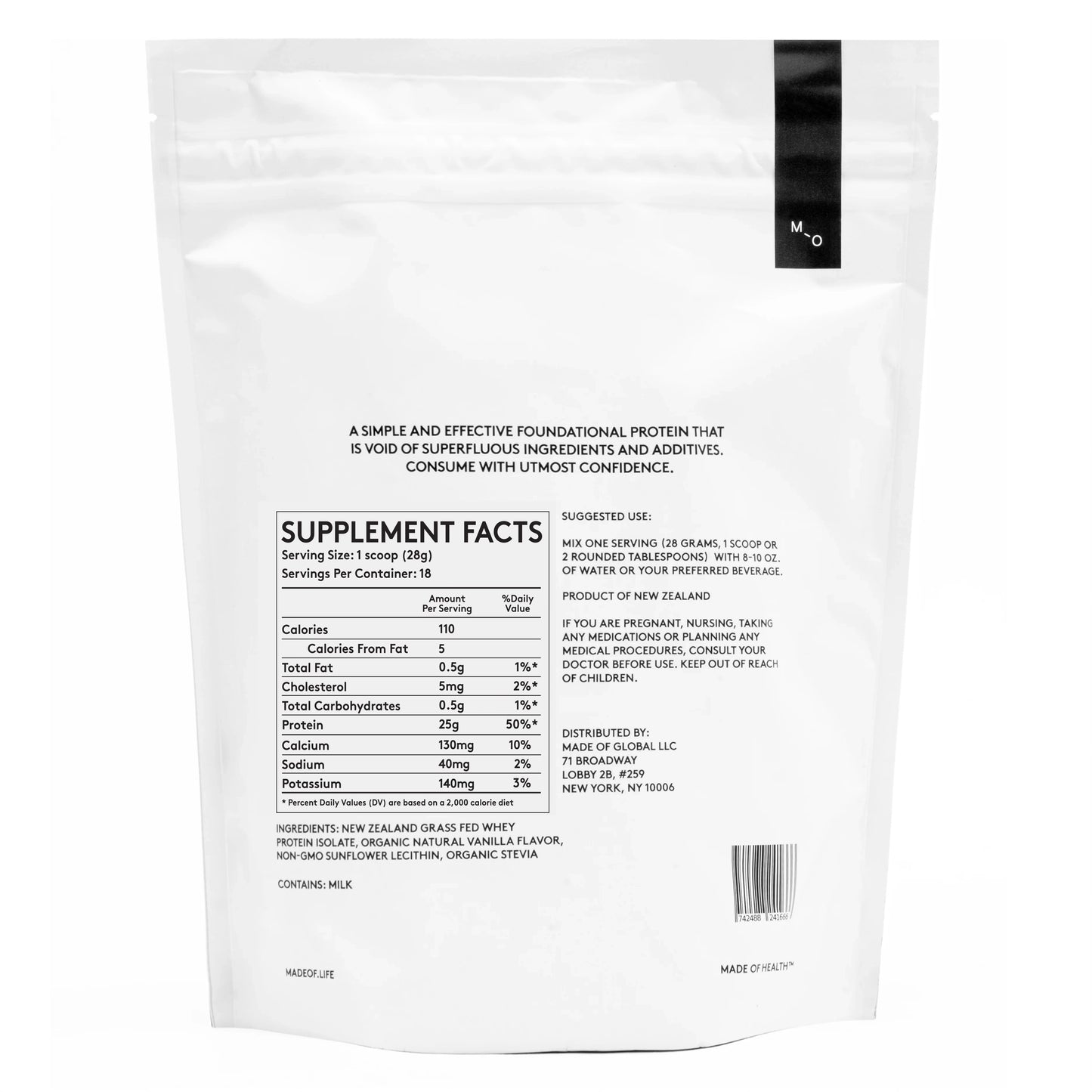 
                  
                    VANILLA WHEY PROTEIN ISOLATE
                  
                